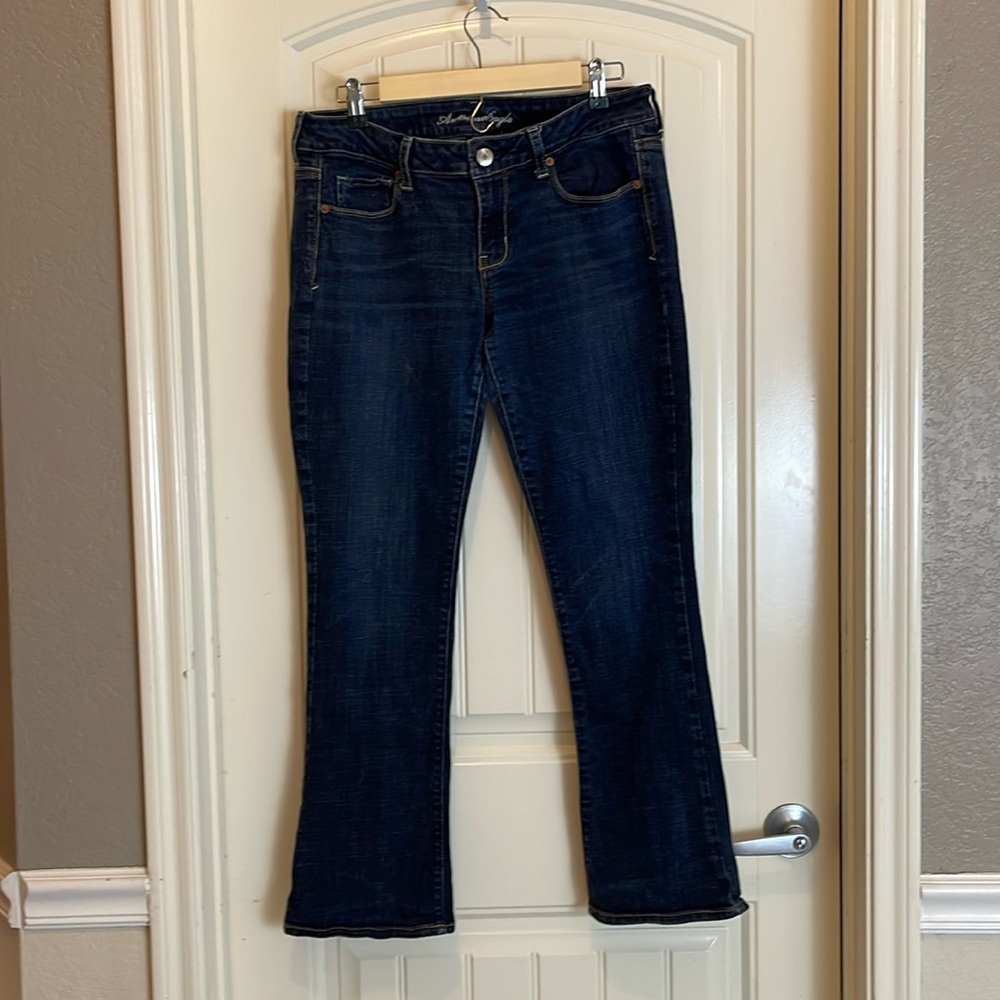 American Eagle jeans, Skinny Kick, sz 14